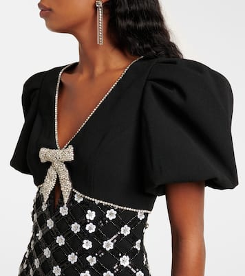 Minikleid Alvia mit Pailletten und Kristallen | Rebecca Vallance