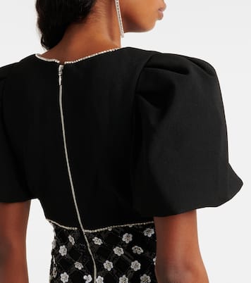 Minikleid Alvia mit Pailletten und Kristallen | Rebecca Vallance