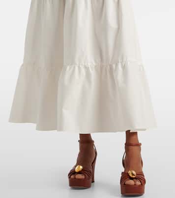 Maxikleid aus Baumwolle | Adriana Degreas