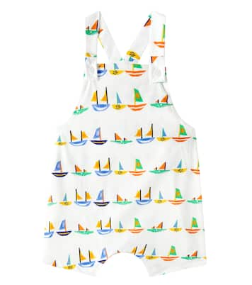 Baby printed cotton playsuit | Fábula