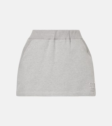 Minigonna in cotone | Miu Miu