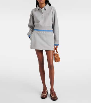 Minigonna in cotone | Miu Miu