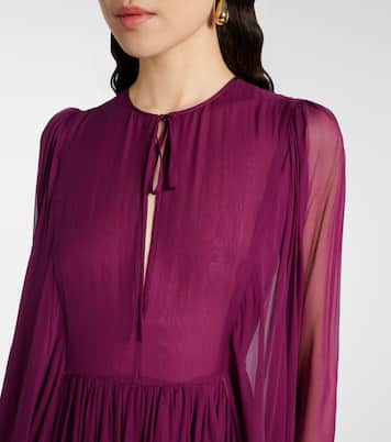 Robe longue en soie | Dolce&Gabbana