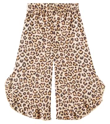 Pantaloni a gamba larga Aretha in cotone con stampa | Molo