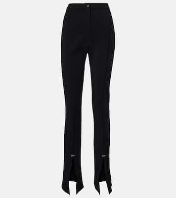 Pierced high-rise flared pants | Mugler