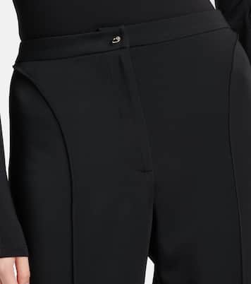 Pierced high-rise flared pants | Mugler