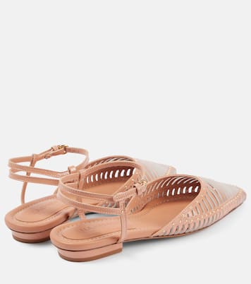 Ballerine Violette in pelle | Ulla Johnson