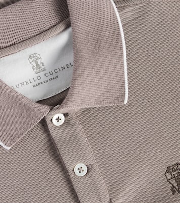 Polo in piqué di cotone | Brunello Cucinelli Kids