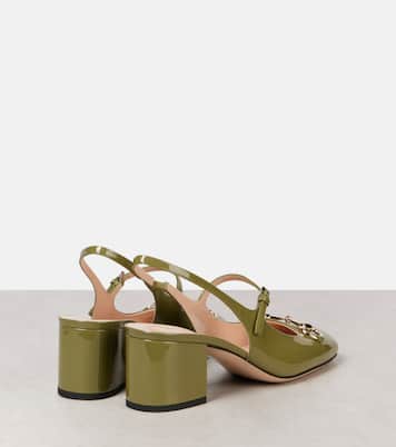 Mary-Jane-Pumps Horsebit 55 aus Lackleder | Gucci