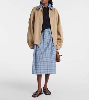 Sandales Rivière à cuir | Miu Miu