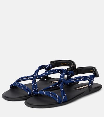 Sandales Rivière à cuir | Miu Miu