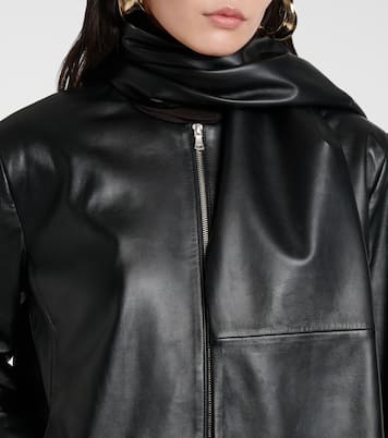 Veste Layla en cuir | Nour Hammour