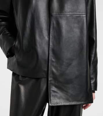 Veste Layla en cuir | Nour Hammour