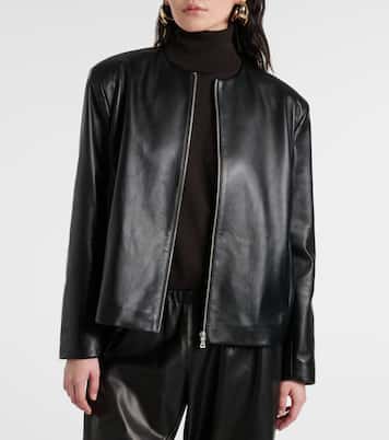 Veste Layla en cuir | Nour Hammour