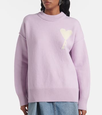 Pullover Ami de Cœur in lana vergine | Ami Paris