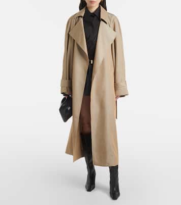 Astoria cutout trench coat | The Frankie Shop