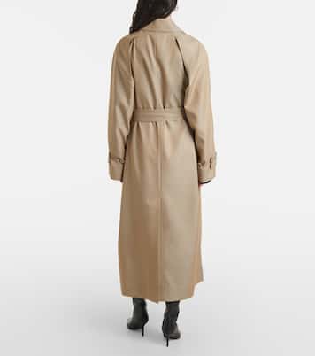 Astoria cutout trench coat | The Frankie Shop