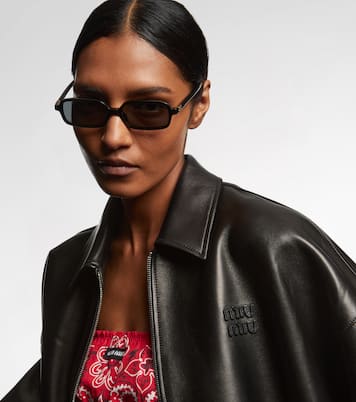 Eckige Sonnenbrille | Miu Miu