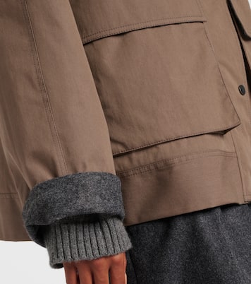 Jacke aus einem Baumwollgemisch | Brunello Cucinelli