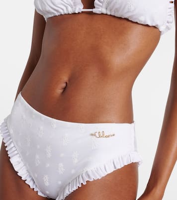 Culotte de bikini brodée | Chloé