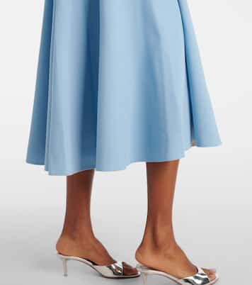 Robe midi Collins en crêpe de laine | Emilia Wickstead