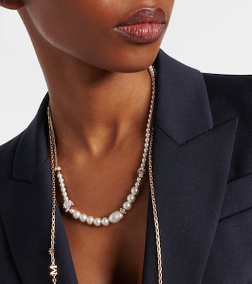 Faux pearl necklace | McQueen