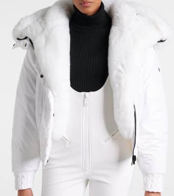 Chaqueta de esquí reversible con pelo sintético | Goldbergh