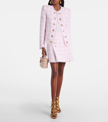 Spencer cotton-blend tweed jacket | Balmain