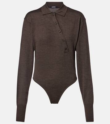 Twisted wool polo bodysuit | Jacquemus