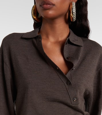 Twisted wool polo bodysuit | Jacquemus