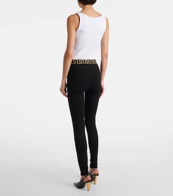 Greca Border leggings | Versace