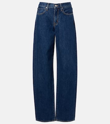Tess Long low-rise barrel-leg jeans | Slvrlake