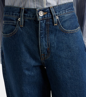 Tess Long low-rise barrel-leg jeans | Slvrlake