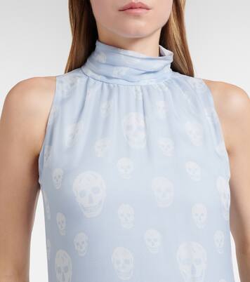 Polka-dot silk gown | McQueen