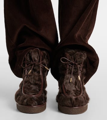 Ankle Boots Frostie 20 aus Shearling | Aquazzura