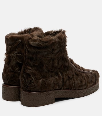 Ankle Boots Frostie 20 aus Shearling | Aquazzura