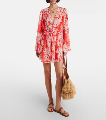 Chloe floral georgette kaftan | Alexandra Miro