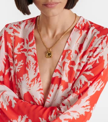 Chloe floral georgette kaftan | Alexandra Miro