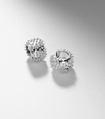 Ohrringe Picots aus 9kt Weißgold (375/1000) | Yvonne Léon