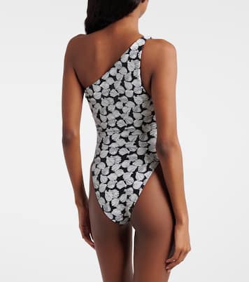 Printed one-shoulder swimsuit | Same