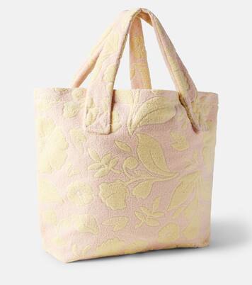 Floral cotton-blend terry diaper bag | Chloé Kids
