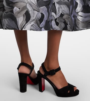 Cora 100 suede sandals | Christian Louboutin