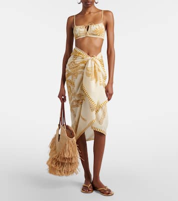 Bedrucktes Bikini-Oberteil Reve | Eres