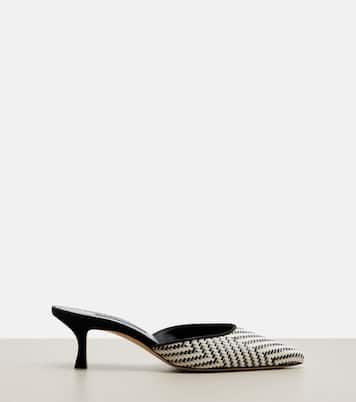 BB raffia pumps | Manolo Blahnik