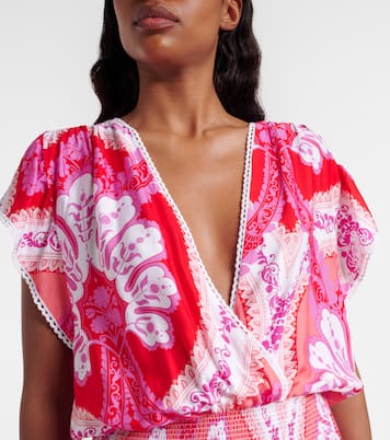 Jess printed tiered minidress | Melissa Odabash