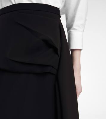 Jupe midi en crêpe | Prada