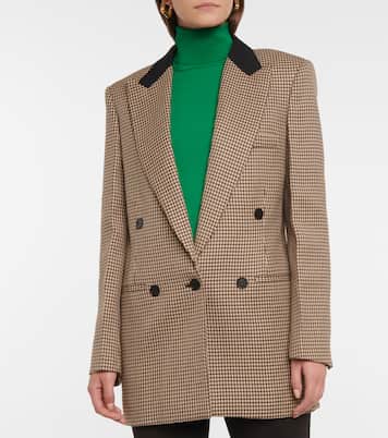 Marthy houndstooth wool blazer | Stella McCartney