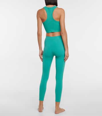 Blissful high-waisted ribbed leggings | Alo Yoga
