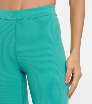 Blissful high-waisted ribbed leggings | Alo Yoga