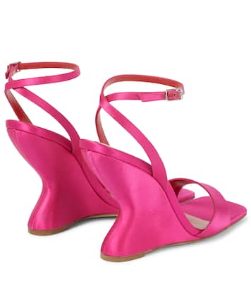 Satin wedge sandals | Magda Butrym